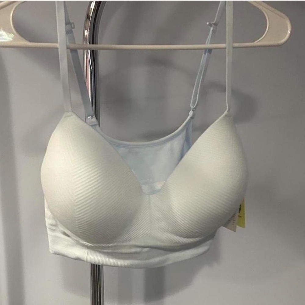 All in Motion Light Blue Seamless Bra NWT